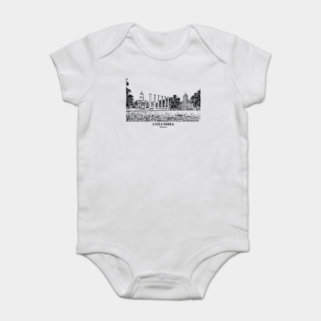 Columbia - Missouri Baby Bodysuit by Lakeric